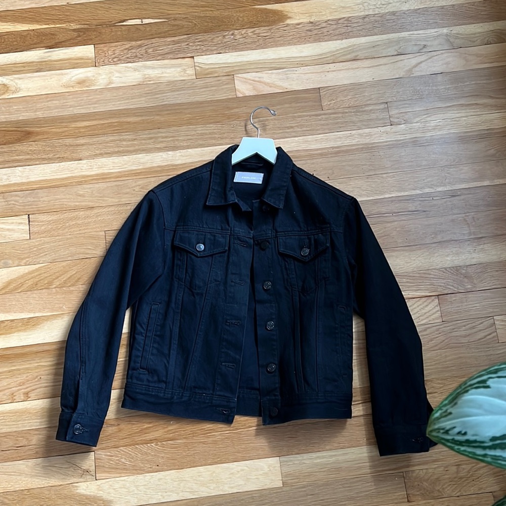 Everlane Black Jean Jacket